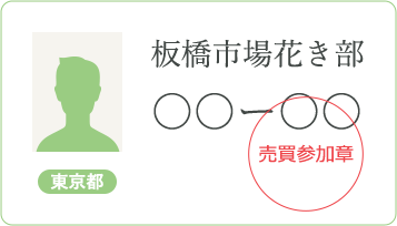 板橋市場花き部